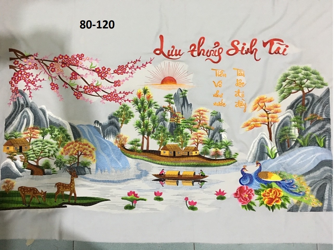 Bán tranh thêu máy đẹp