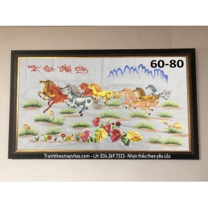 TRANH THÊU MÁY MÃ ĐÁO THÀNH CÔNG 60x80 TRANH THÊU MÁY MÃ ĐÁO THÀNH CÔNG 60x80